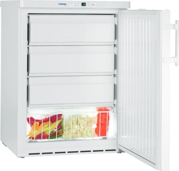 Tiefkühlschrank Liebherr-143 Liter, 600 x 615 x 830 mm,  -9°C bis -26°C, 1 Körbe + 3 Schubkästen